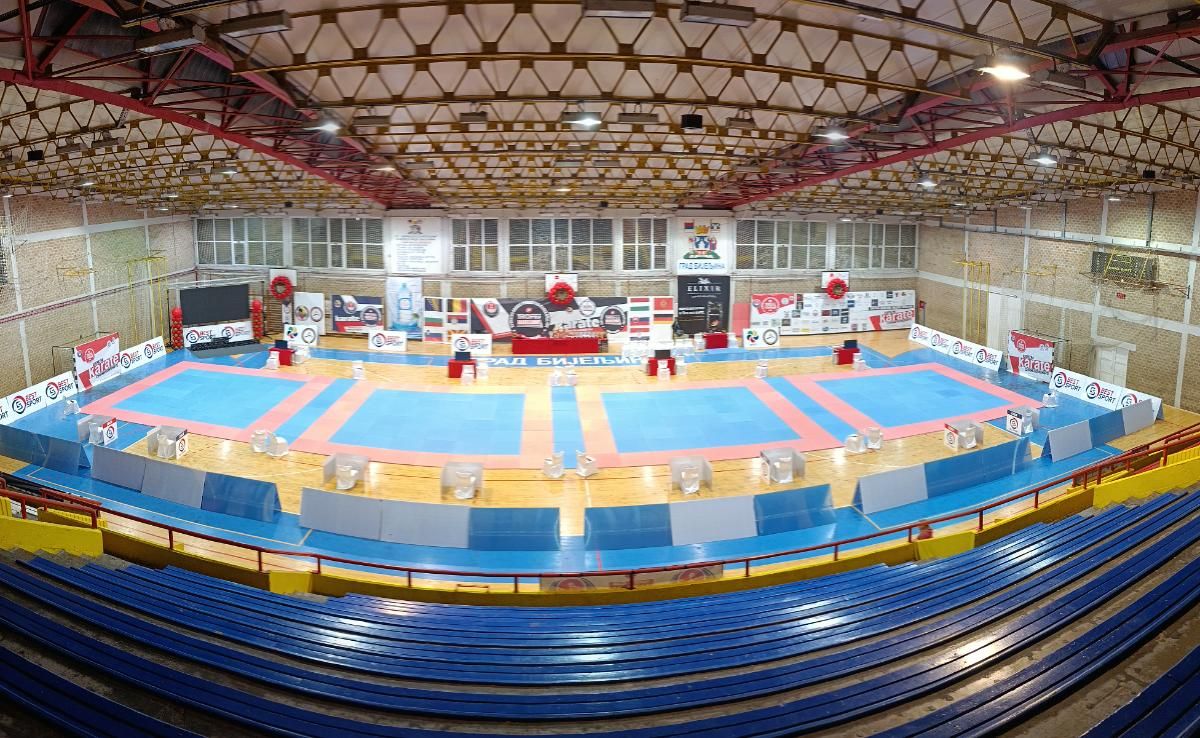 Više od 600 takmičara na „Trofeju Bijeljine 2026“: Karate spektakl okupio osam zemalja (foto)