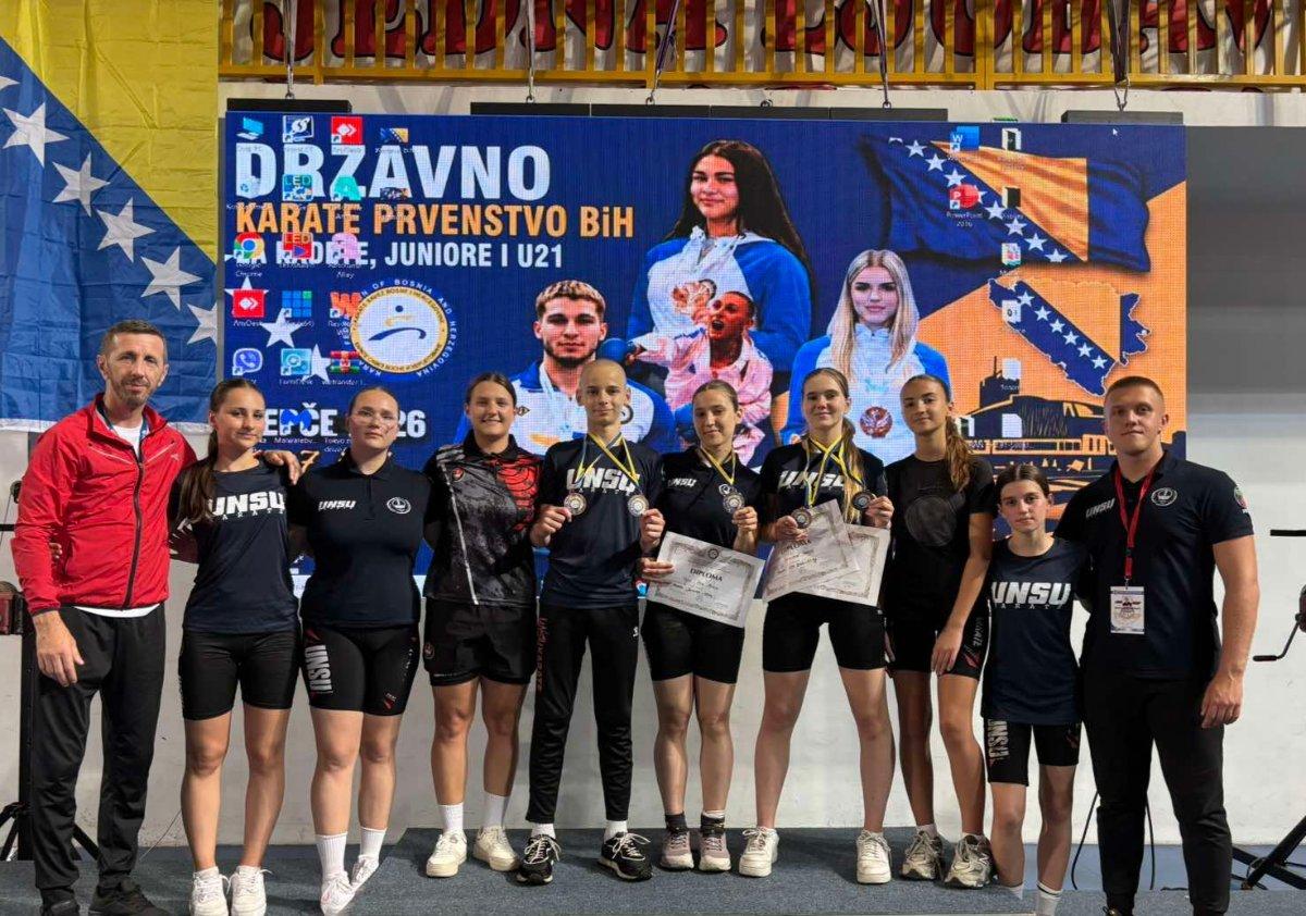KK UNSU Bijeljina osvojio pet medalja na prvenstvu BiH: Vujićeva vicešampionka, Gavrilovićeva ispisala istoriju kluba