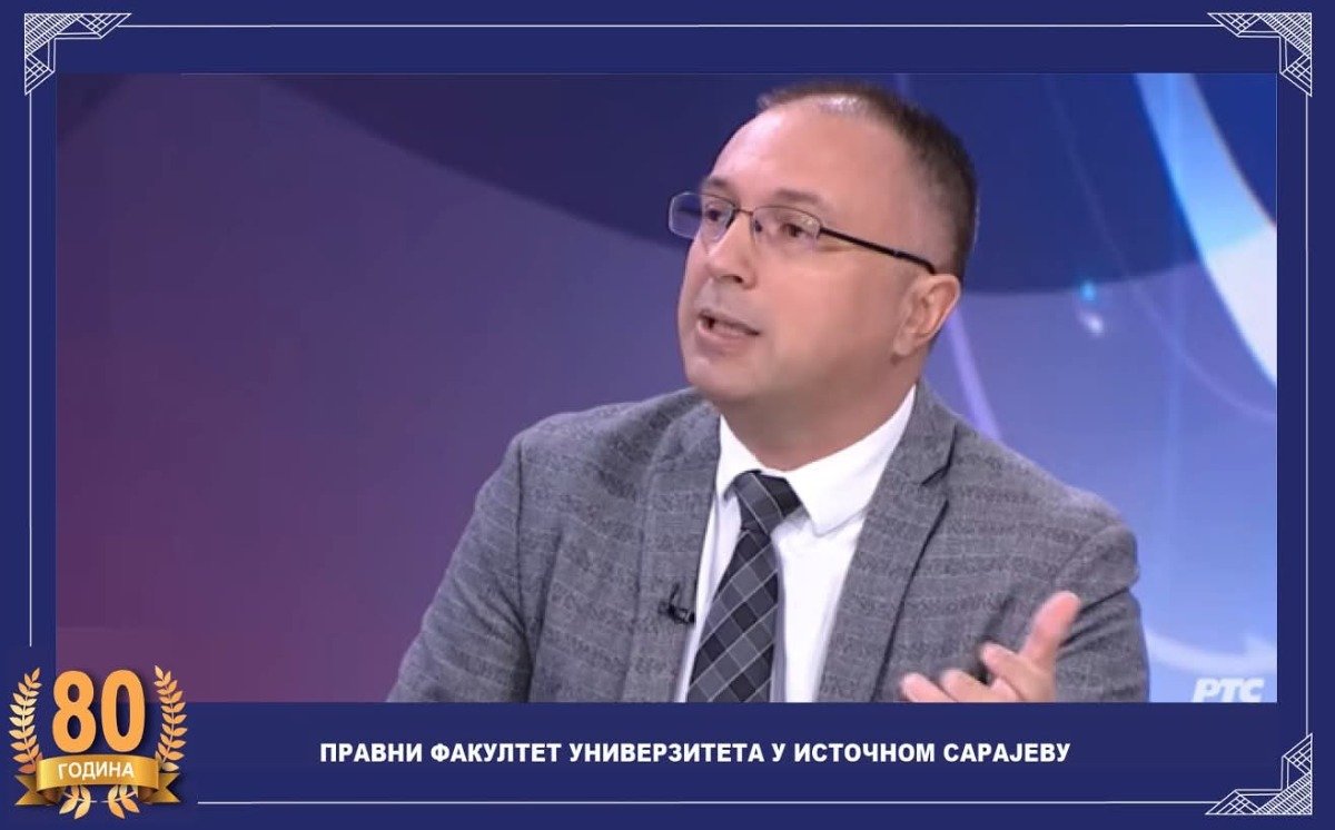 Prof. dr Dimitrije Ćeranić izabran za dekana Pravnog fakuleta Univerziteta Istočno Sarajevo