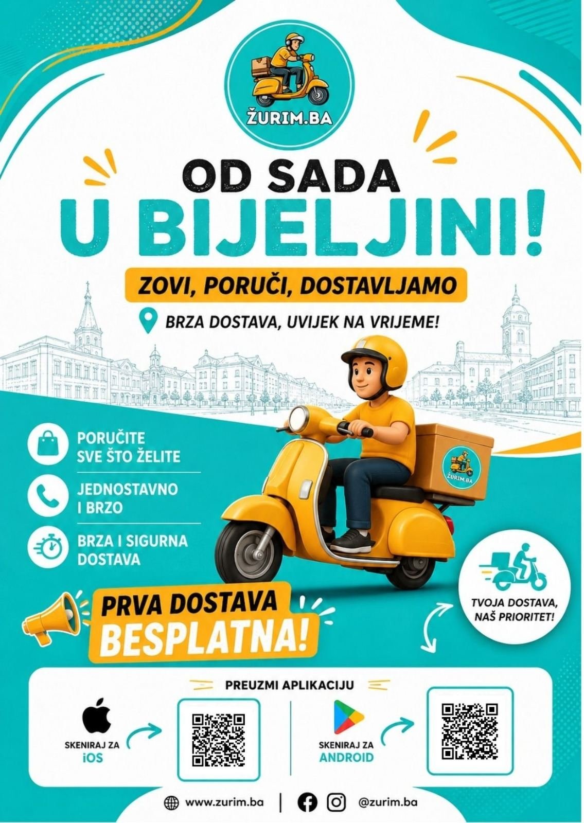 Žurim.ba od danas dostupan i u Bijeljini