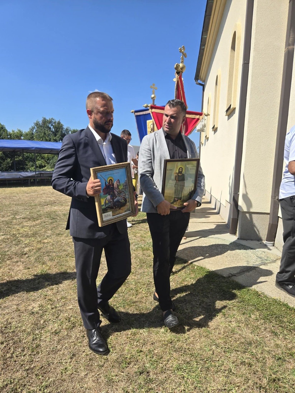 Želimir Nešković i Mirko Nikolić na proslavi Blage Marije u Mirosavcima (foto)