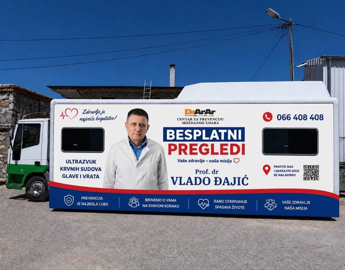 Dr VLADO ĐAJIĆ: Prva pokretna ambulanta u Republici Srpskoj spremna za besplatne preventivne preglede (foto)