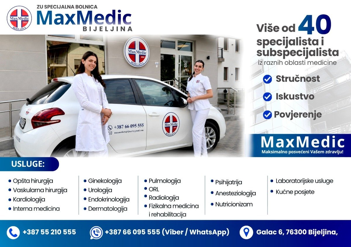 MaxMedic Bijeljina – Sve specijalističke usluge na jednom mjestu, bez čekanja (foto)