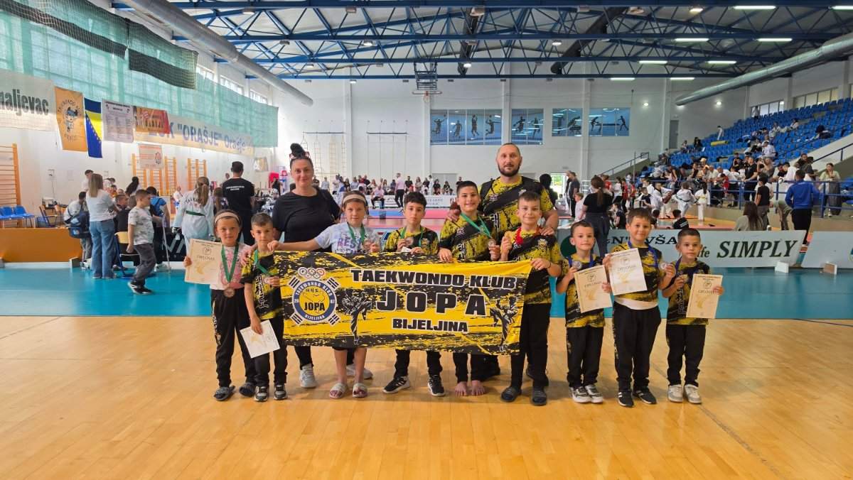 TKD klub Jopa iz Bijeljine osvojio devet medalja na međunarodnom turniru u Orašju