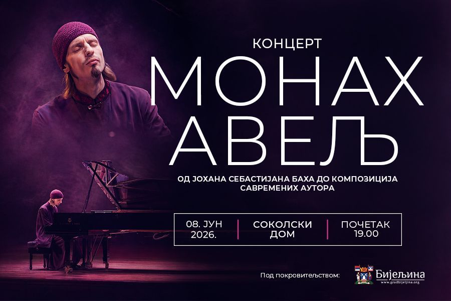 Koncert monaha Avelja 8. juna u Bijeljini