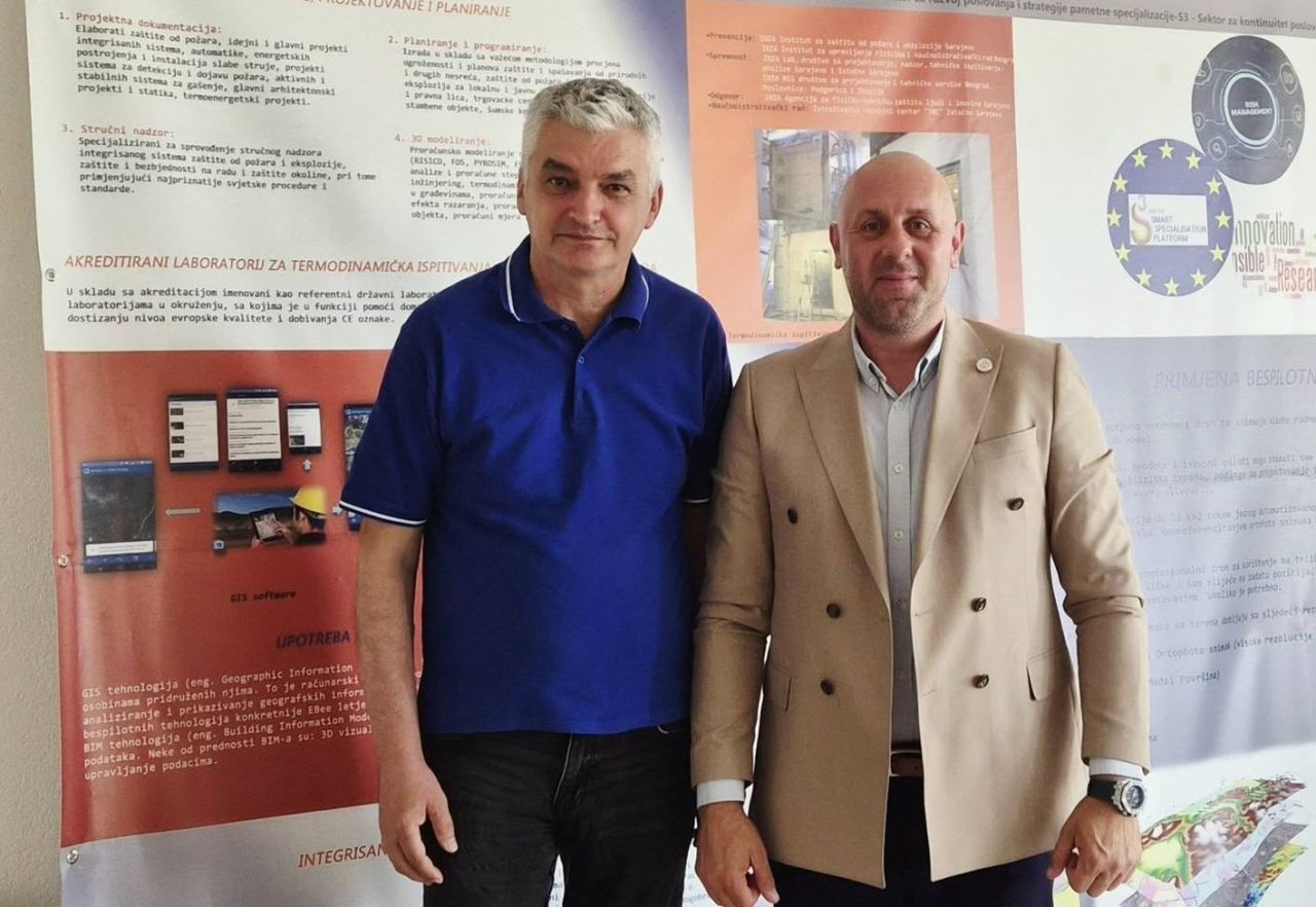 BIJELJINA: ''Prime Group'' i Institut INZA Sarajevo potpisali sporazum o poslovnoj saradnji u oblasti protivpožarne zaštite (foto,video)