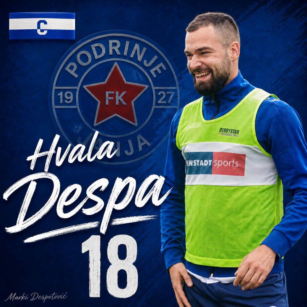 BIJELJINA: Kapiten Marko Despotović napustio FK ''Podrinje'' Janja i karijeru nastavlja u Austriji