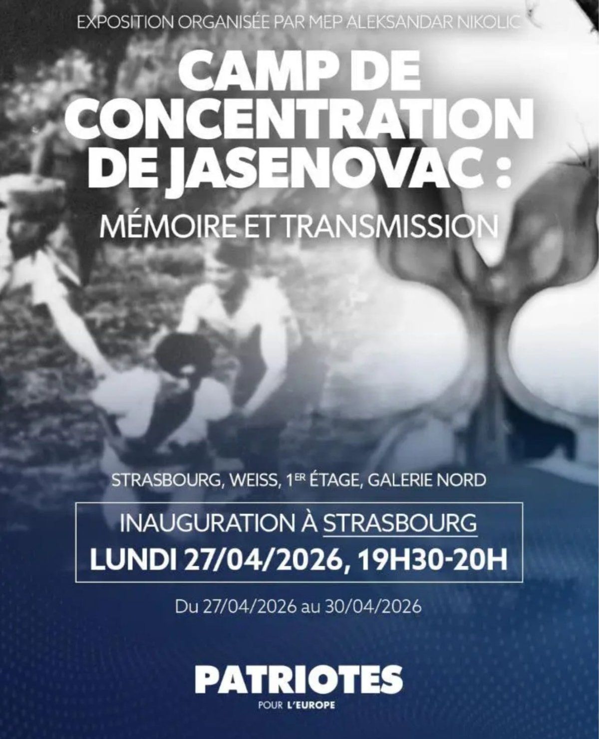 STEVANDIĆ: Izložba „Jasenovac – sjećanje i opomena“ prvi put u Evropskom parlamentu u Strazburu