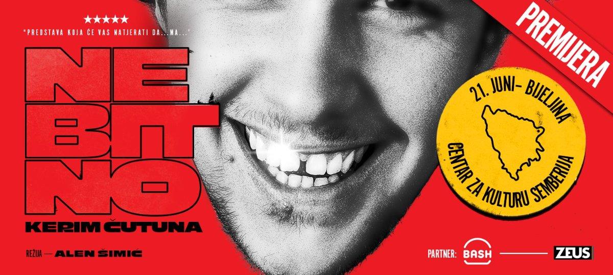 Monodrama ''Nebitno'' Kerima Čutune u Bijeljini 21. juna