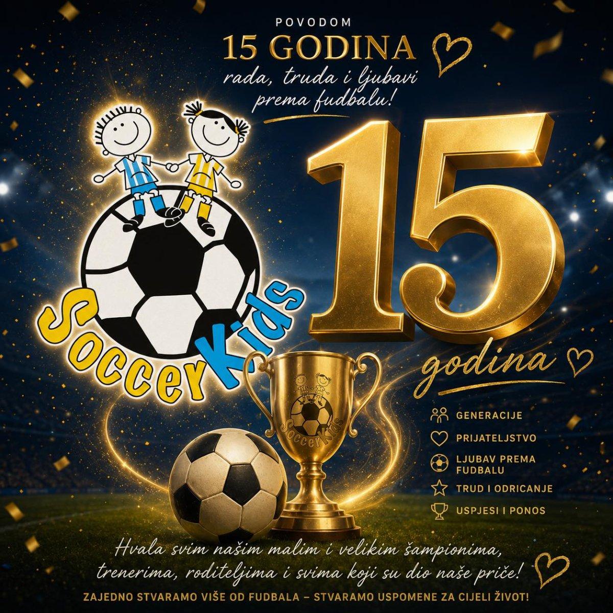''Soccer kids Bijeljina'' obilježava 15 godina rada: Više od 2.500 djece prošlo kroz školu fudbala