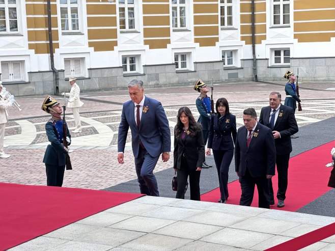 Karan, Stevandić i Dodik na prijemu kod Putina (foto,video)