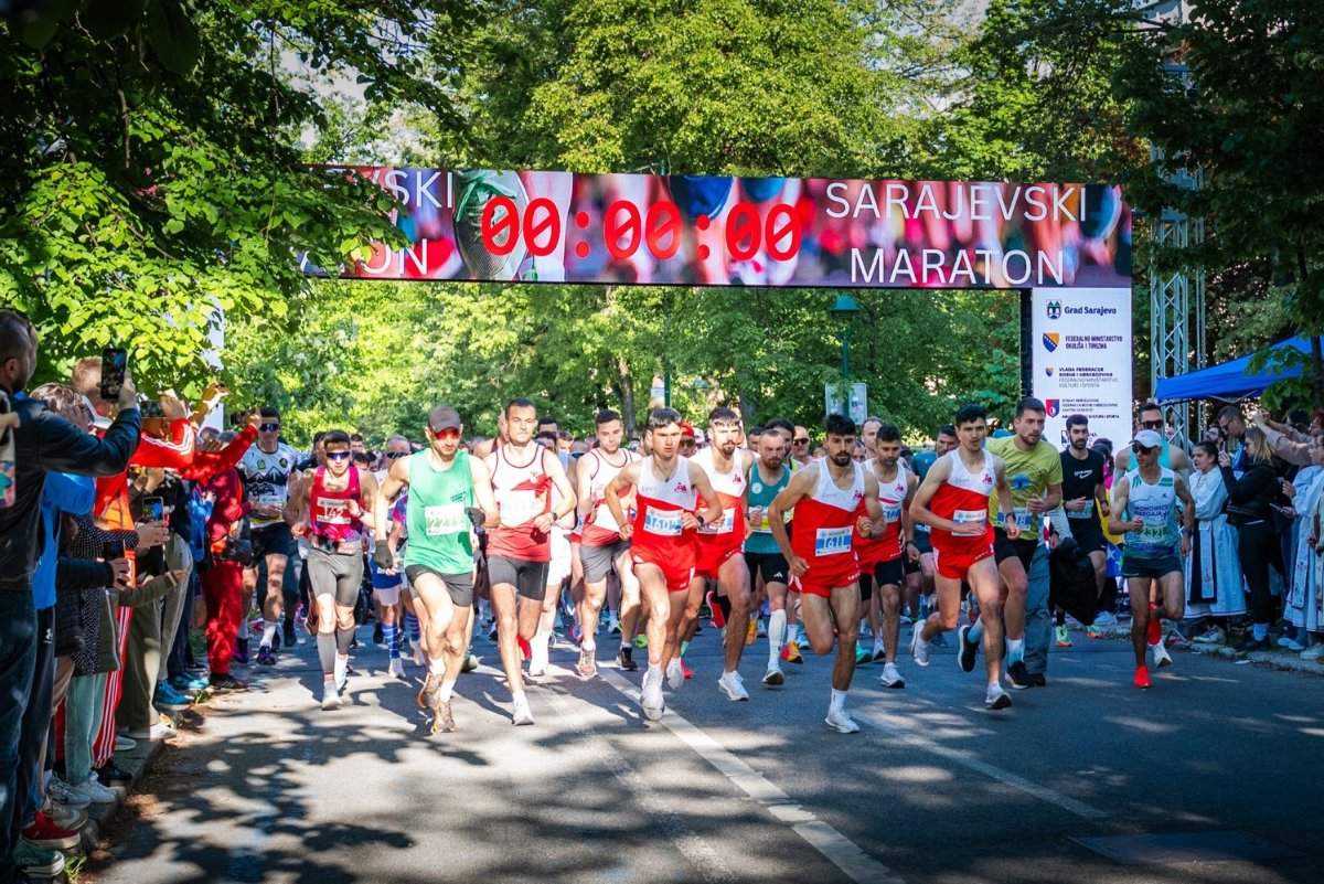 Miralem Rešidović iz Bijeljine trčao Sarajevski polumaraton (foto)